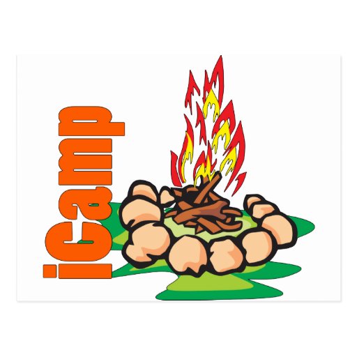 iCamp Camping Shirt Postcard