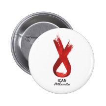ICAN Atlanta Pinback Button