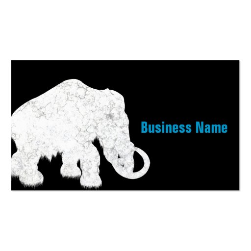 Ice Age Blue Crystal Mammoth Business Cards