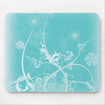Ice and cold forest mouse pads