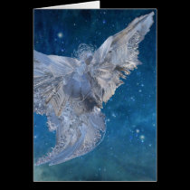 Ice Angel greeting card, close cards