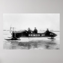 Ice Auto at Duluth, 1910s Print