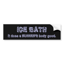 Ice Bath Bumper Stickers