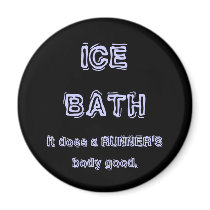 Ice Bath Refrigerator Magnets