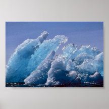 Ice Berg or Floating Ice Print