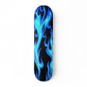 Ice Blue FLames skateboards