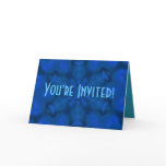 Ice-Blue Invitation Greeting Cards