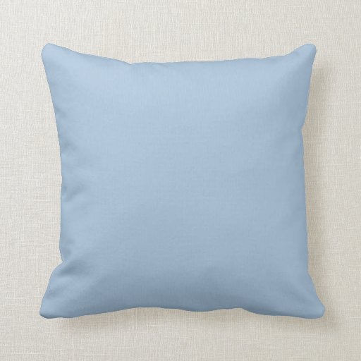 Ice Blue Light Baby Solid Trend Color Background Throw Pillows Zazzle