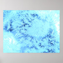 Ice blue print