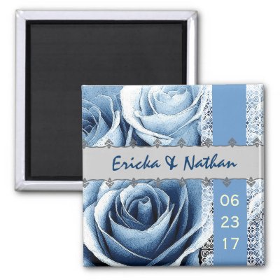 blue rose wedding centerpieces