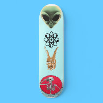 Ice Blue Skateboard Deck skateboards