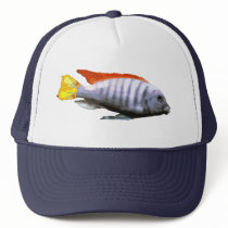 Ice Blue Zebra Cichlid Mesh Hat