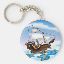 Ice Breaker Ship Key Chain