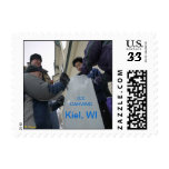 Ice Carving - Kiel, Wisconsin Postage Stamps