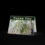 Ice-Coated Pine Needles Thank You Card