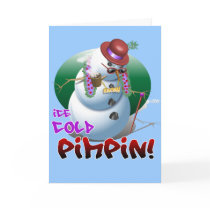 Ice Cold Pimpin! Greeting Card