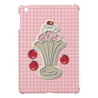 Ice Cream and Cherries iPad Mini Cover