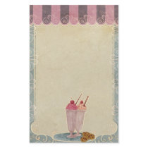 Ice Cream And Cookies Stationery