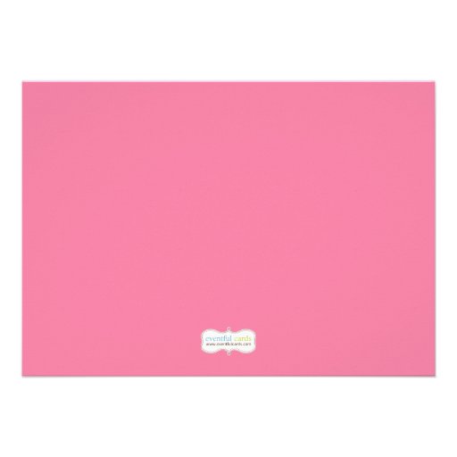 Ice Cream Birthday Party Brown Hair Custom Announcements