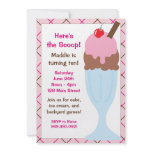 Ice Cream Birthday Party Invitation
