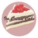 Ice Cream Cake Stickers by Customizables Ice Cream Cake Stickers