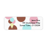 Ice Cream Cone Address Label