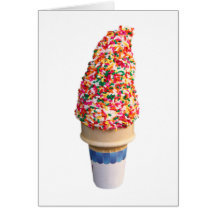 Ice Cream Cone Card