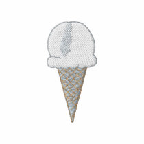 Ice-cream Cone embroidered shirts