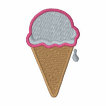 Ice Cream Cone embroidered shirts