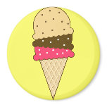 Ice Cream Cone Magnet