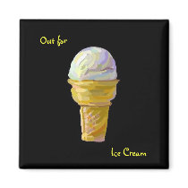 Ice Cream Cone Magnet by astarzmom Ice Cream Cone Magnet