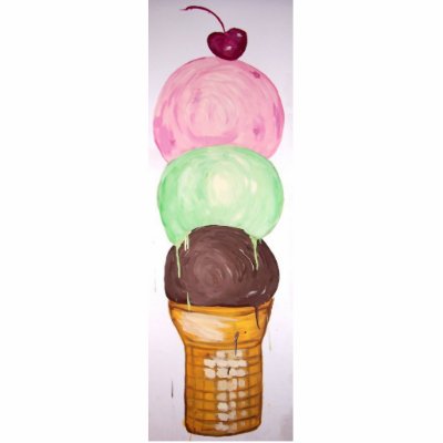 "Ice Cream Cone" Cut Out by adelacamille