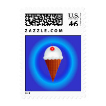 Ice Cream Cone postage by ABitOff Ice Cream Cone postage