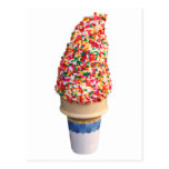 Ice Cream Cone Postcard