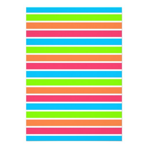 Ice Cream Cone; Retro Neon Rainbow Card