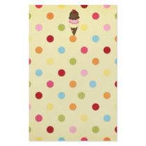 ice cream cone stationery by Just2Cute ice cream cone stationery