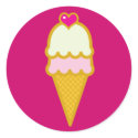 Ice Cream Cone stickers