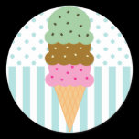 Ice Cream Cone Stickers