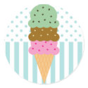 Ice Cream Cone Stickers
