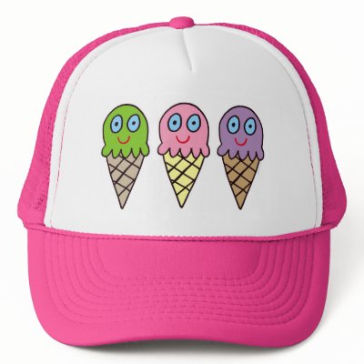 ice cream cones hat by jeleneart