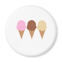 Ice Cream Cones magnets