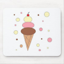 Ice Cream Cones Mouse Mats