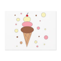 Ice Cream Cones postcards by dinosgorawrawrawr Ice Cream Cones postcards
