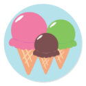 Ice Cream Cones stickers