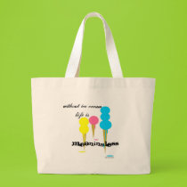 Ice Cream Cones Tote bags