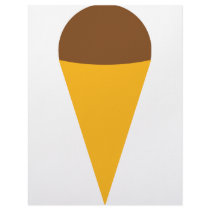 ice-cream cornet icon letterhead