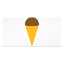 ice-cream cornet icon photo cards