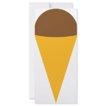 ice-cream cornet icon rack cards