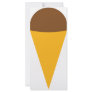 ice-cream cornet icon custom rack card