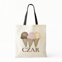 Ice Cream Czar Canvas Bag